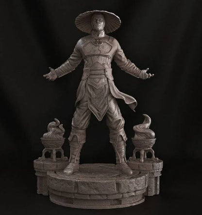 Two 1:6 Scale 3D Printed Resin Statue Model Kits