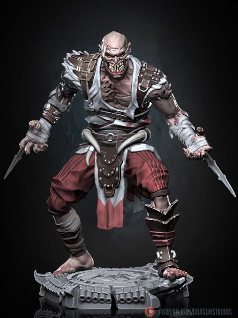 Two 1:6 Scale 3D Printed Resin Statue Model Kits