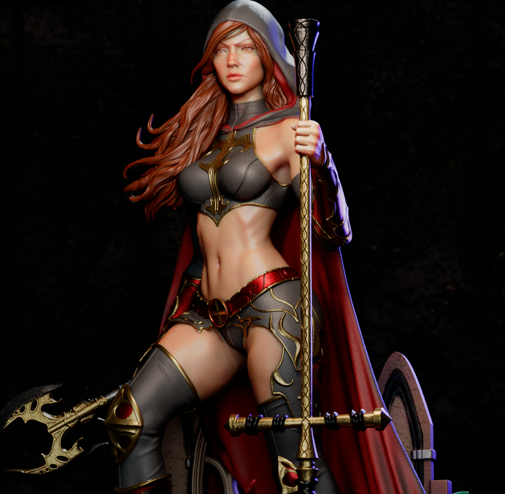 Magdalena – CA3D 3D Printed 16K Unpainted Resin Model Kit 1:6 318mm
