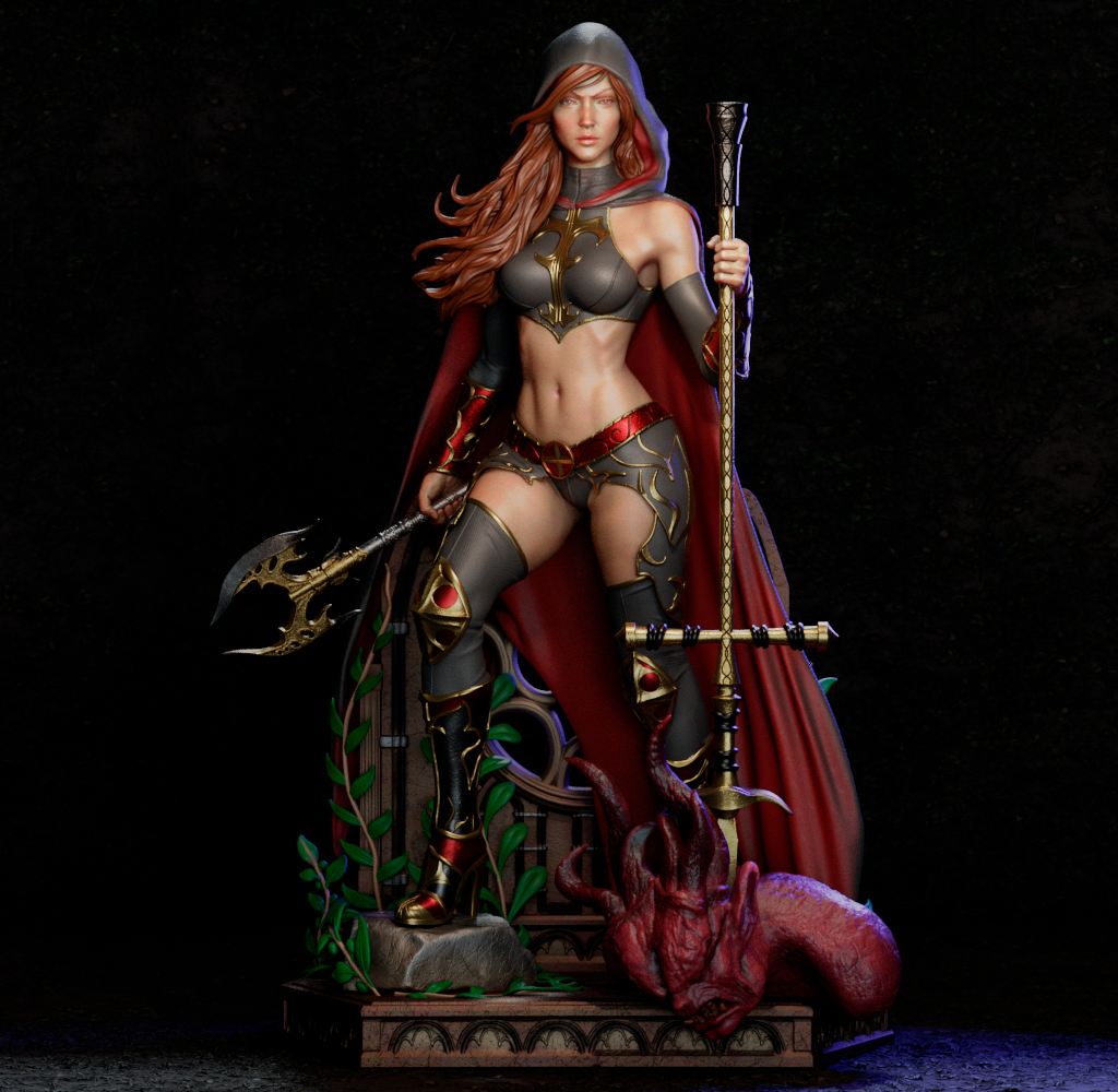 Magdalena – CA3D 3D Printed 16K Unpainted Resin Model Kit 1:6 318mm