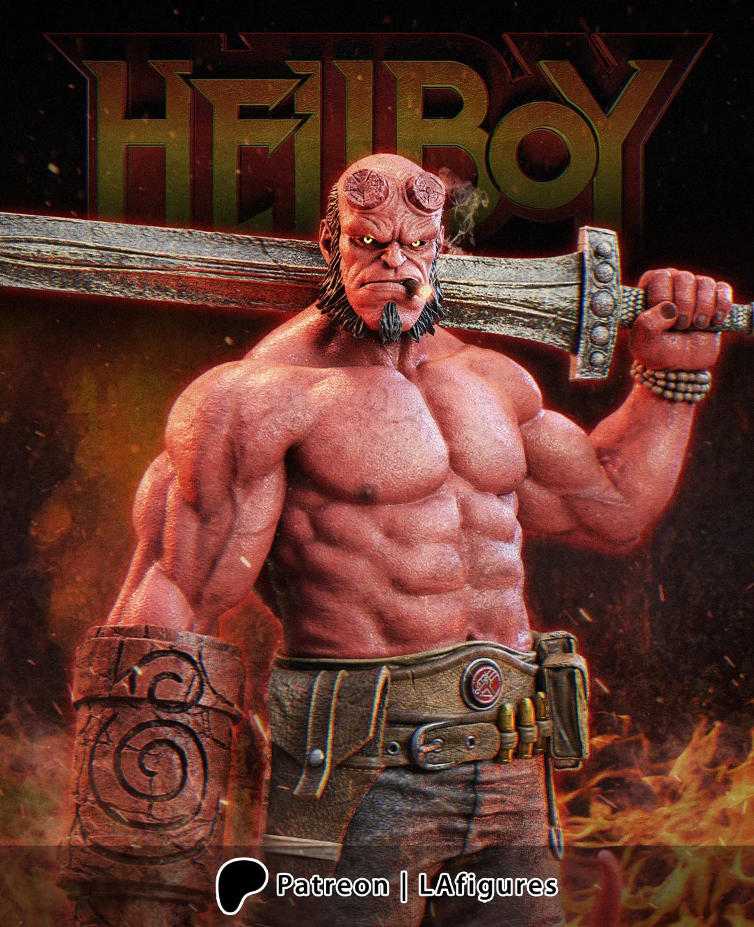 Hellboy LA figures 1:4