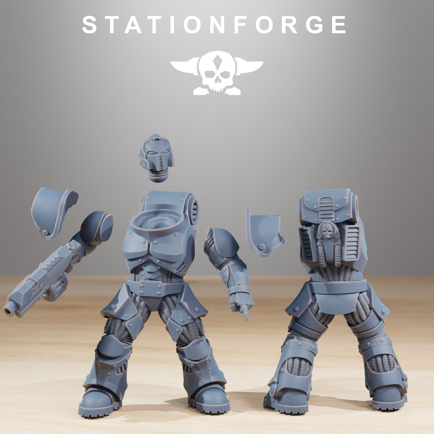 Socratis Legion Marines x 10 StationForge space infantry Resin Miniatures