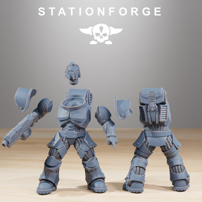 Socratis Legion Marines x 10 StationForge space infantry Resin Miniatures