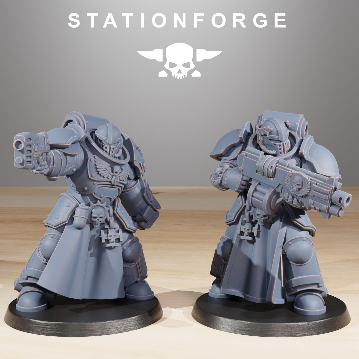 Socratis Elite Marines x10 Space Division StationForge resin proxy