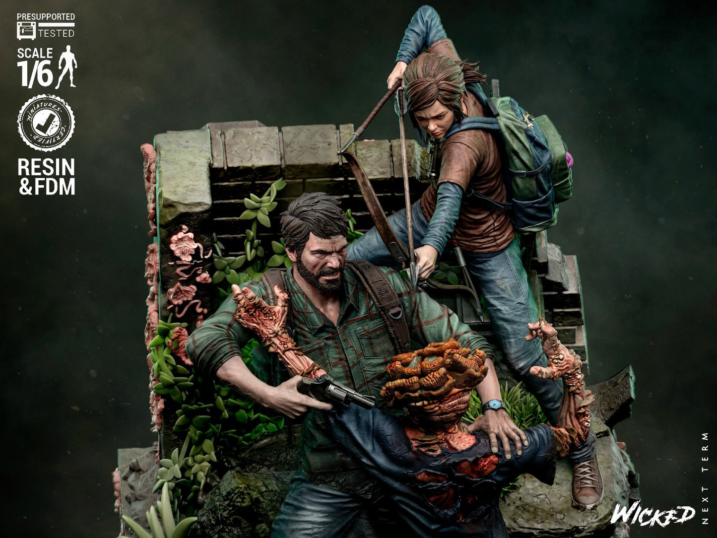 Two 1:6 Scale 3D Printed Resin Statue Model Kits Special Order