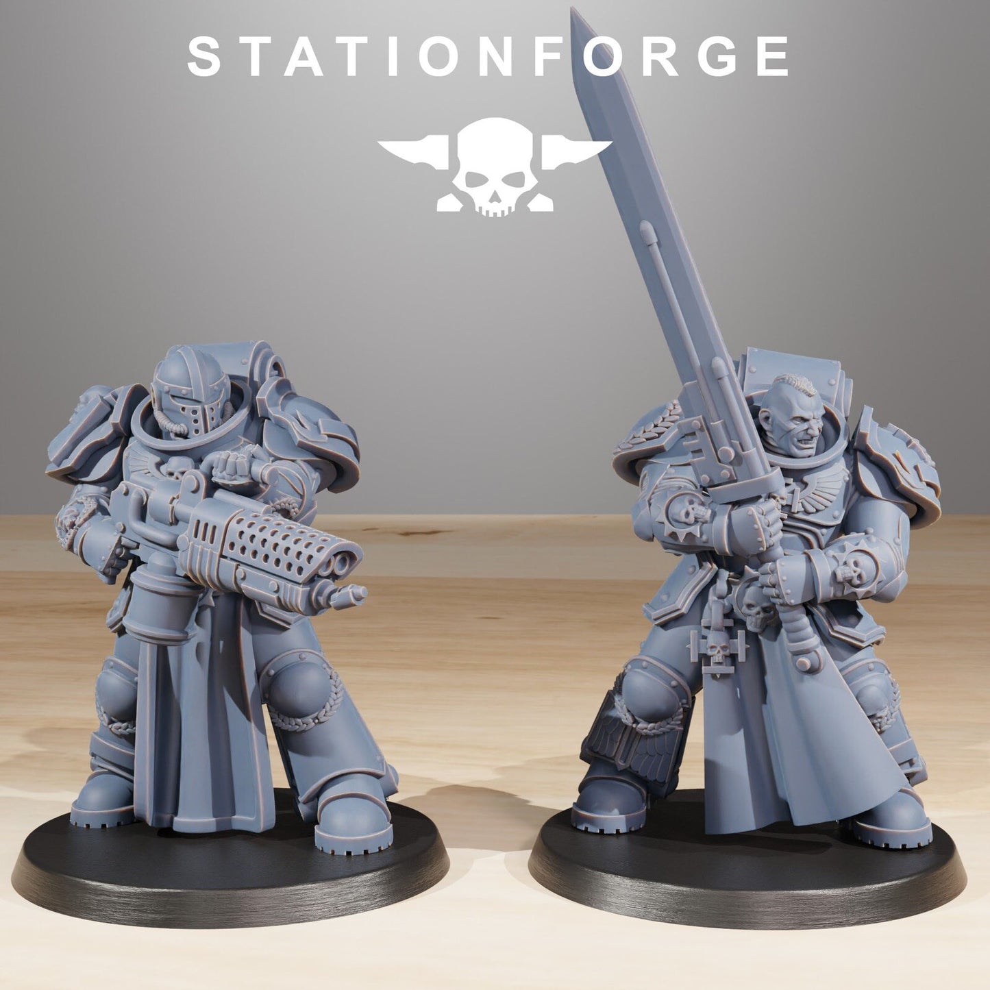 Socratis Elite Marines x10 Space Division StationForge resin proxy