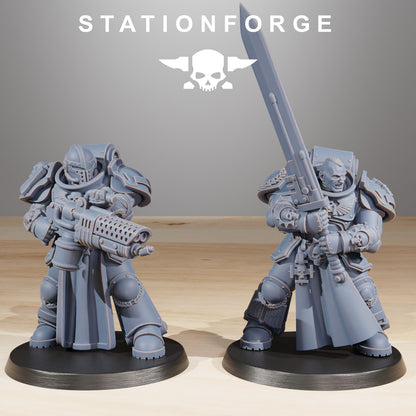 Socratis Elite Marines x10 Space Division StationForge resin proxy
