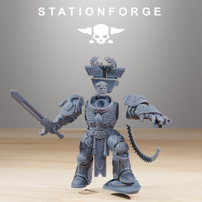 Socratis Archon Space Division Marine Core Pose 1 Wargame Grimdark