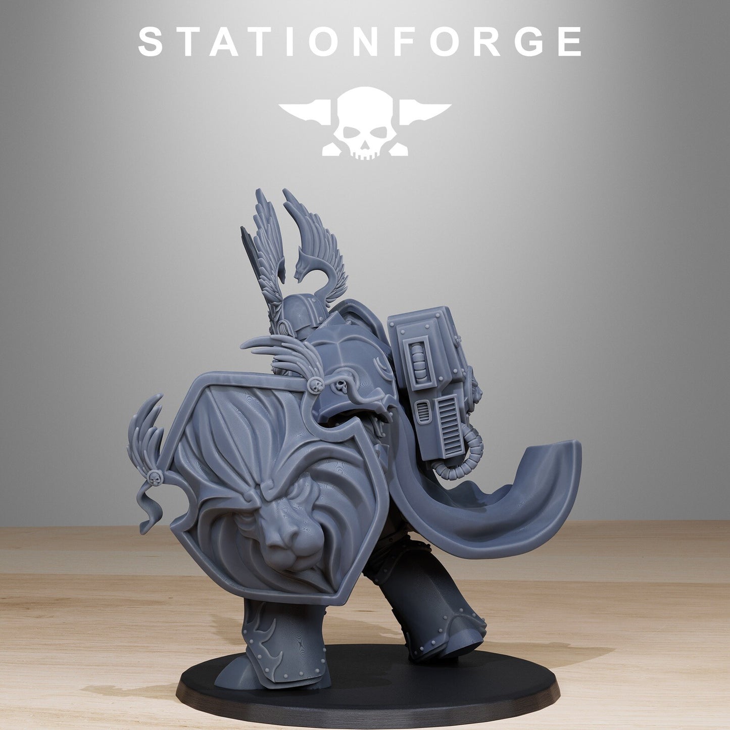 Sir Thalion The Socratis Archon Space Division Marine Core StationForge Grimdark