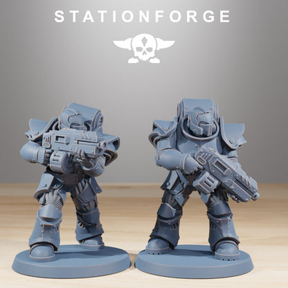 Socratis Legion Marines x 10 StationForge space infantry Resin Miniatures