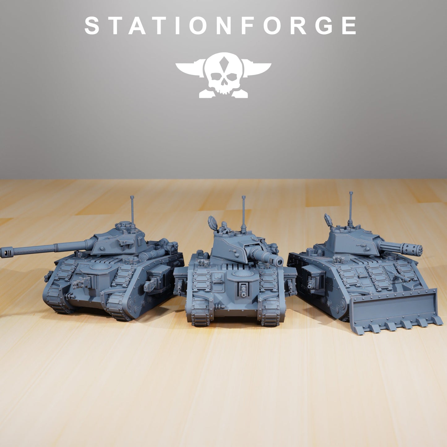GrimGuard Battle Tank Wargame Proxy Vehicle StationForge